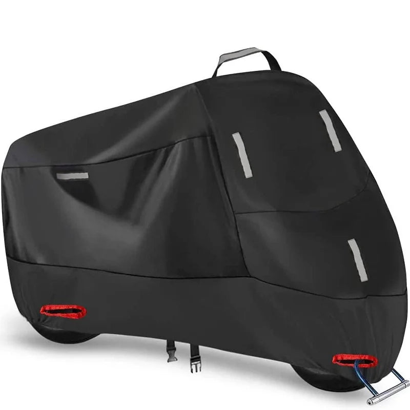Motorcycle Cover Weatherproof Oxford Fabric Reflective Strips