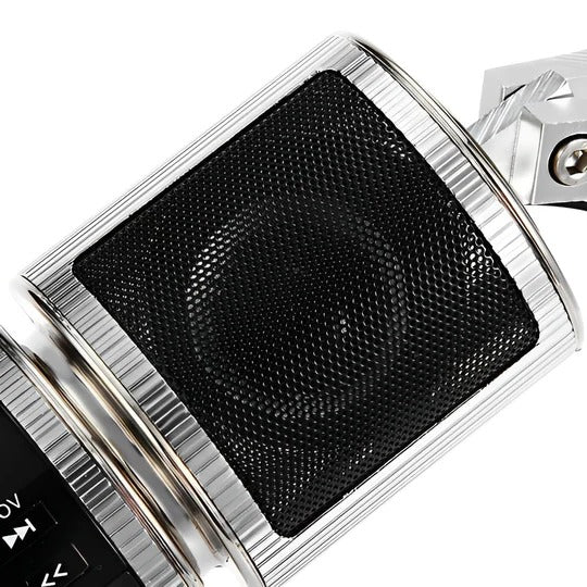 Motorcycle Handlebar Speaker Bluetooth & Aux microSD 12V Powered