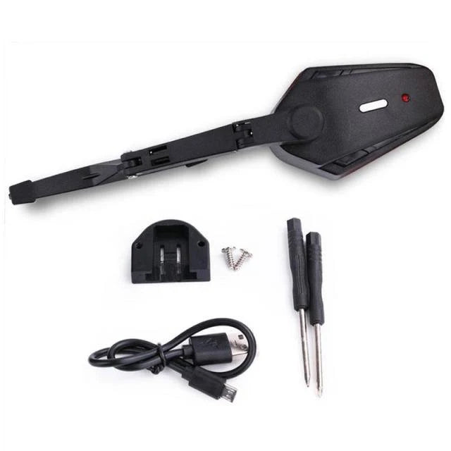 Motorcycle Helmet Wiper Electric Waterproof Tool-Free Installation