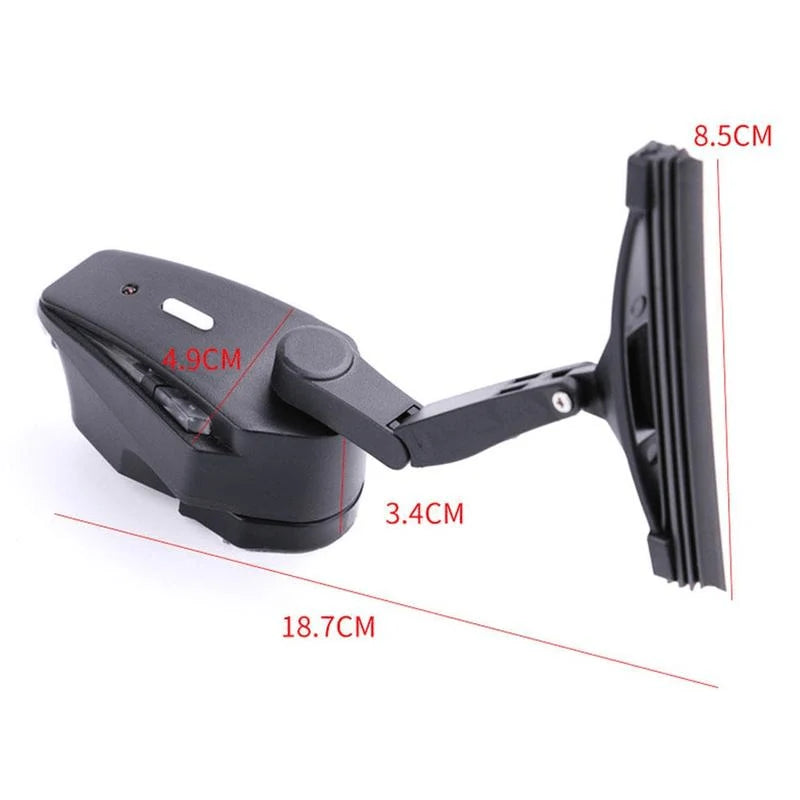 Motorcycle Helmet Wiper Electric Waterproof Tool-Free Installation
