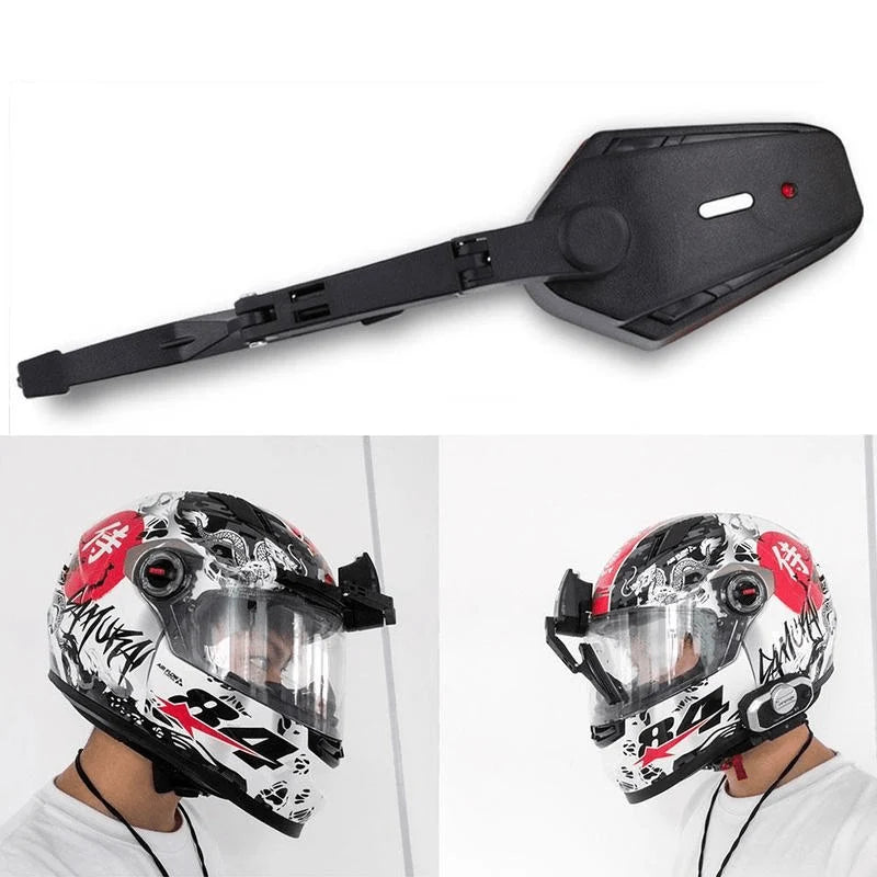 Motorcycle Helmet Wiper Electric Waterproof Tool-Free Installation