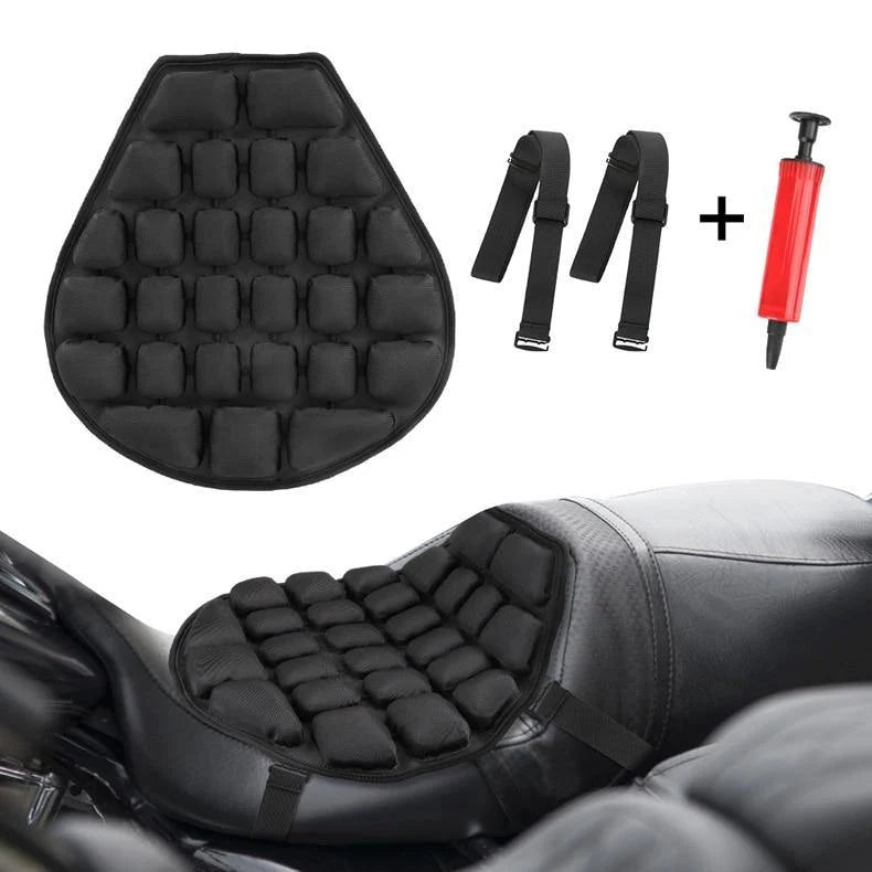Motorcycle Seat Cushion Inflatable Shock-Absorbing Anti-Slip