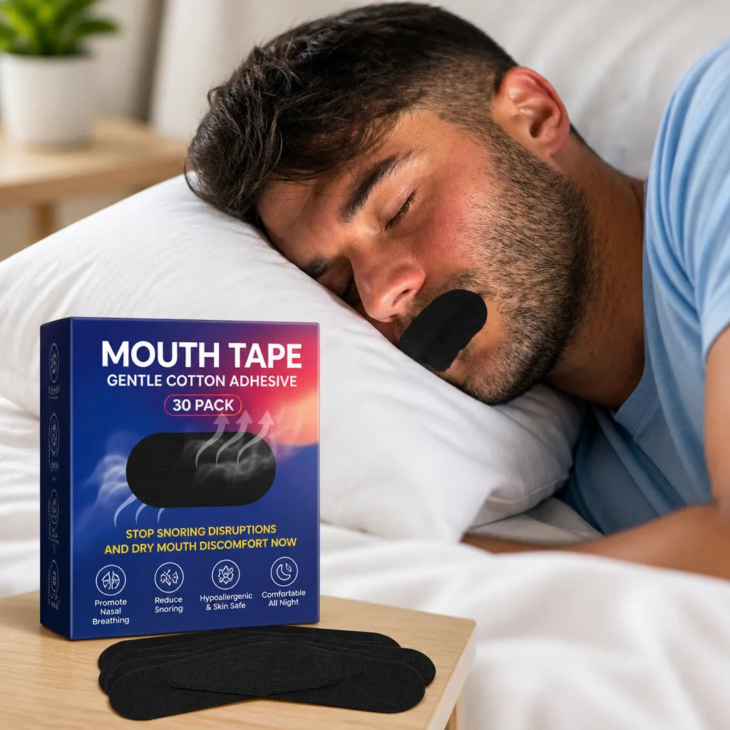 Mouth Tape Gentle Cotton Adhesive 30 Pack