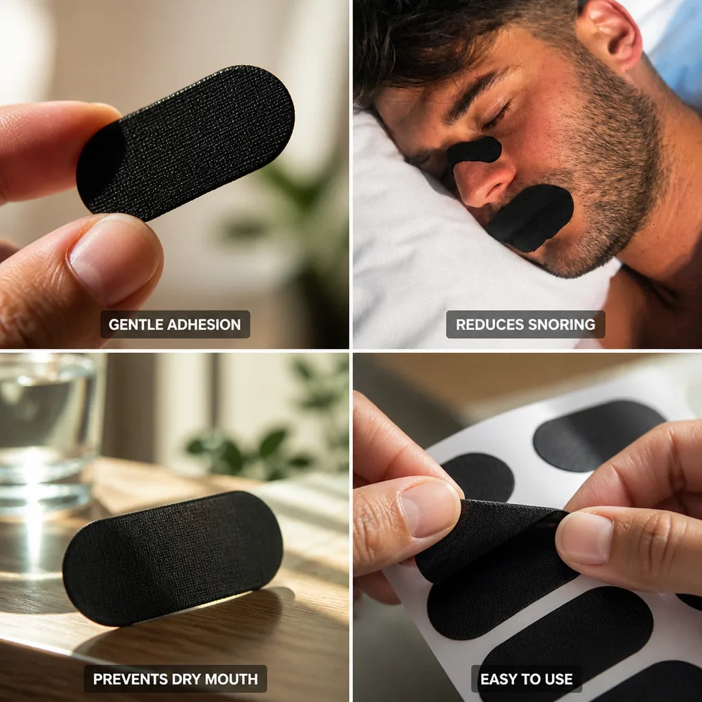 Mouth Tape Gentle Cotton Adhesive 30 Pack