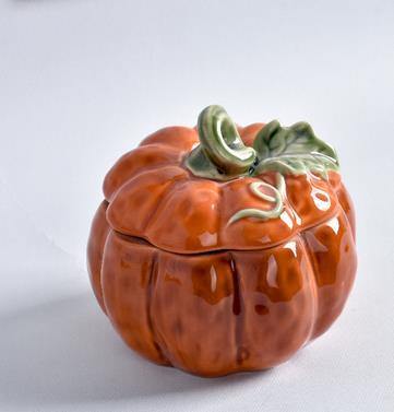 Mug & Bowl Set Ceramic Pumpkin-Shaped 2-Piece