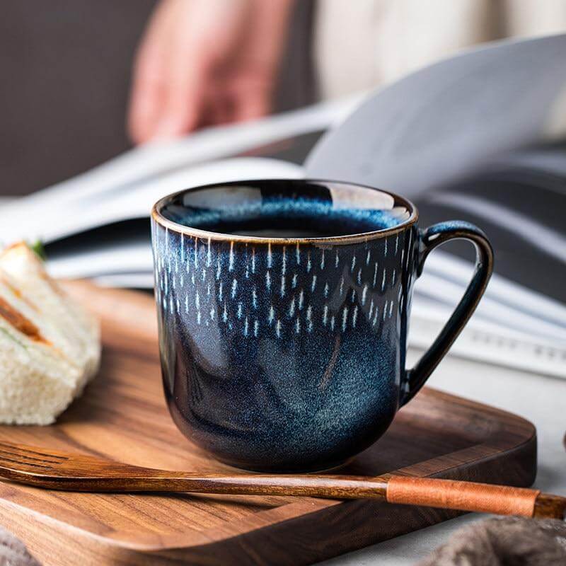 Mug Ceramic With Lid & Spoon
