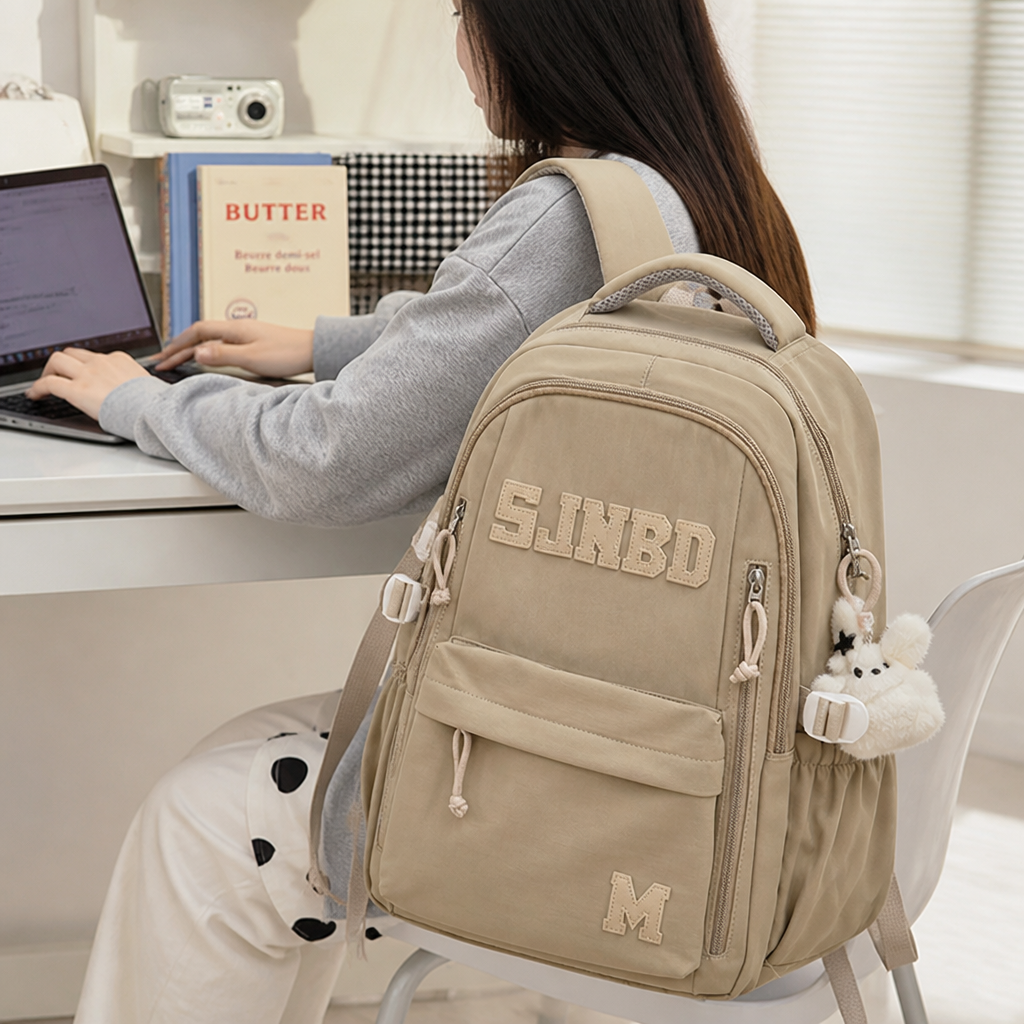 Multi-Compartment Laptop Backpack (Padded Ergonomic Straps)
