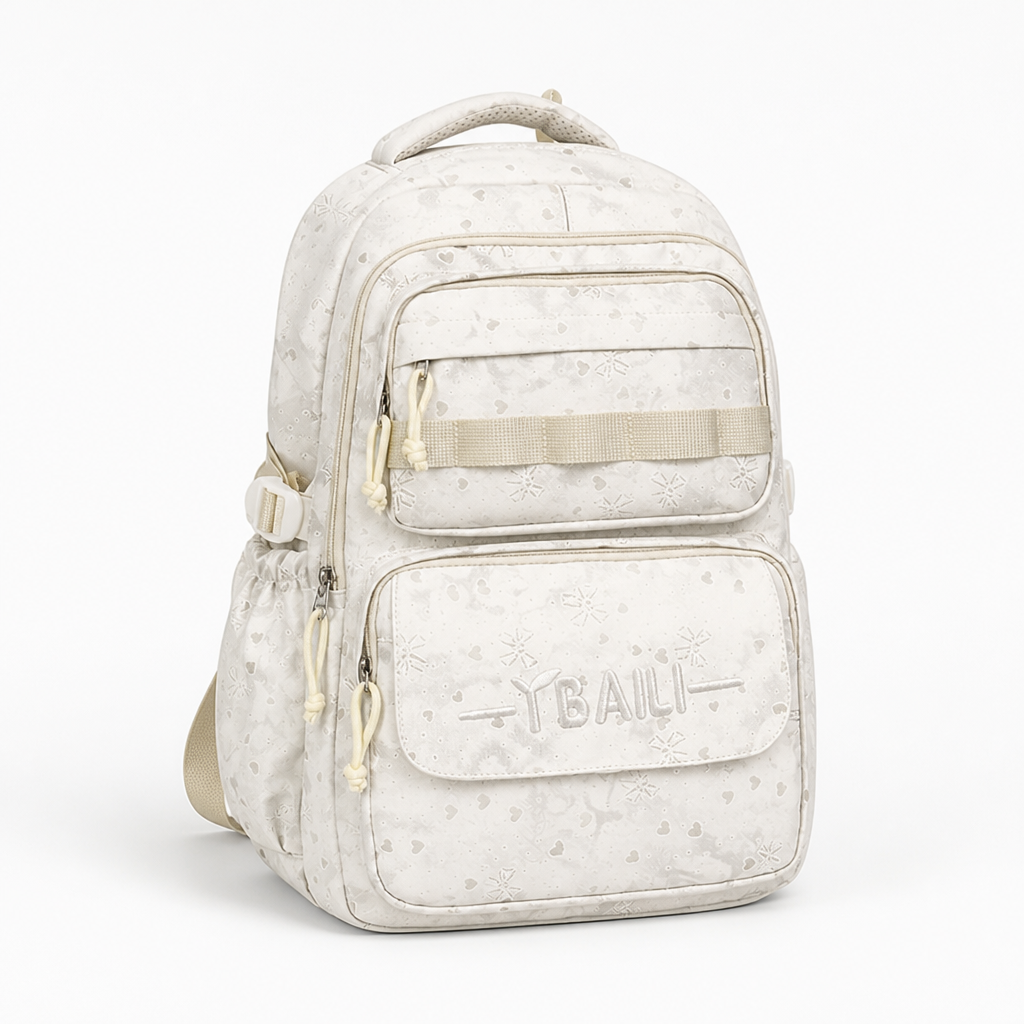 Multi-Compartment Laptop-Ready School Backpack
