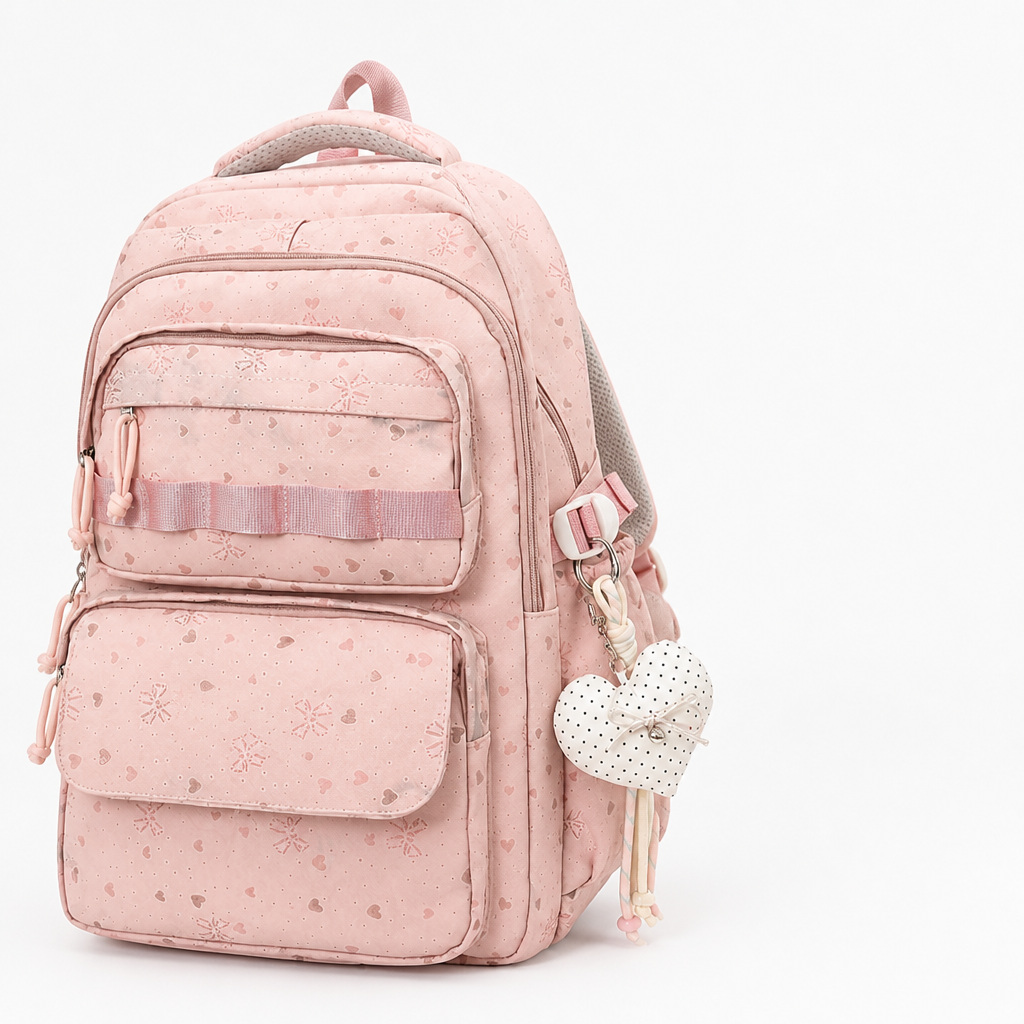 Multi-Compartment Laptop-Ready School Backpack