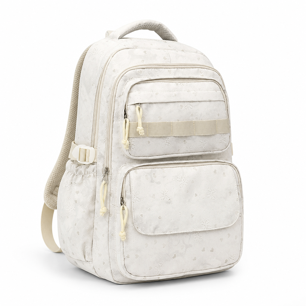 Multi-Compartment Laptop-Ready School Backpack