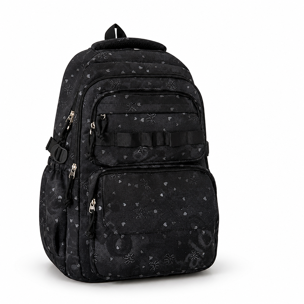 Multi-Compartment Laptop-Ready School Backpack
