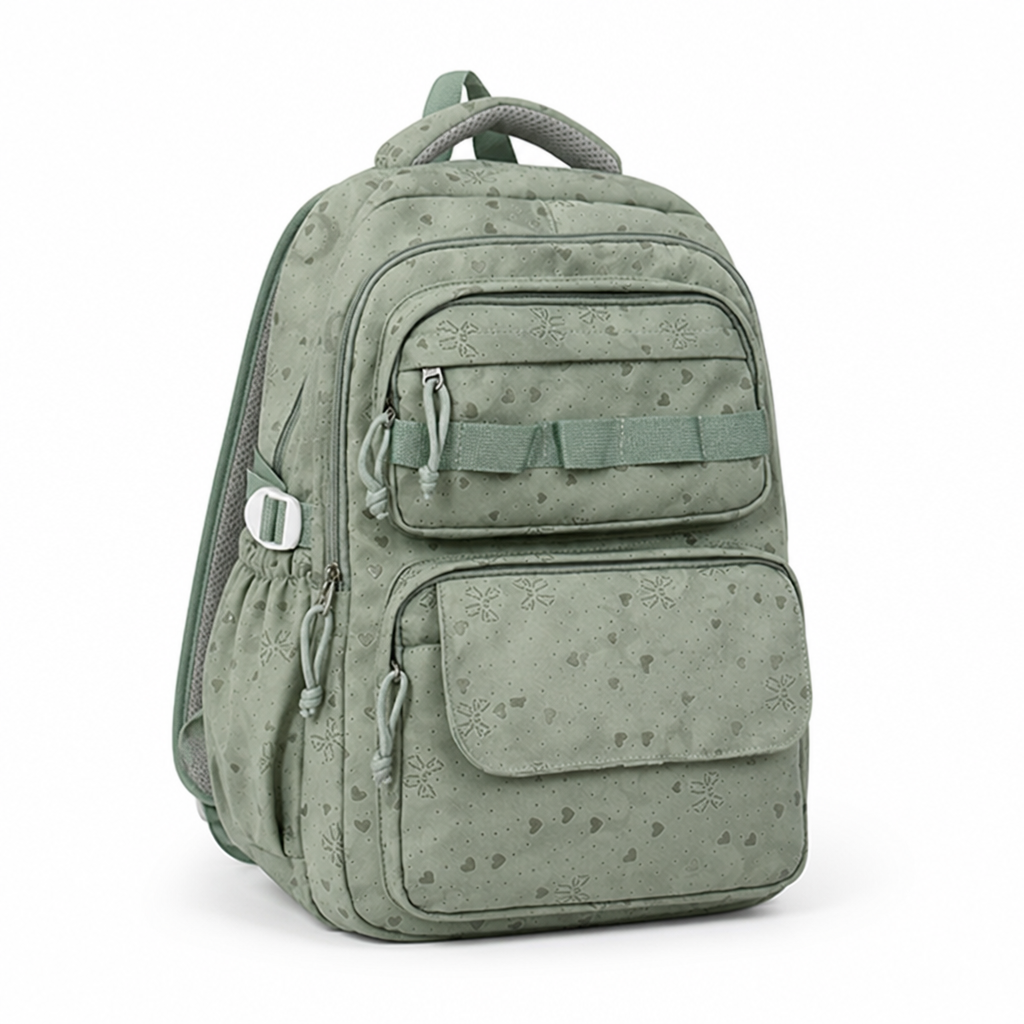 Multi-Compartment Laptop-Ready School Backpack