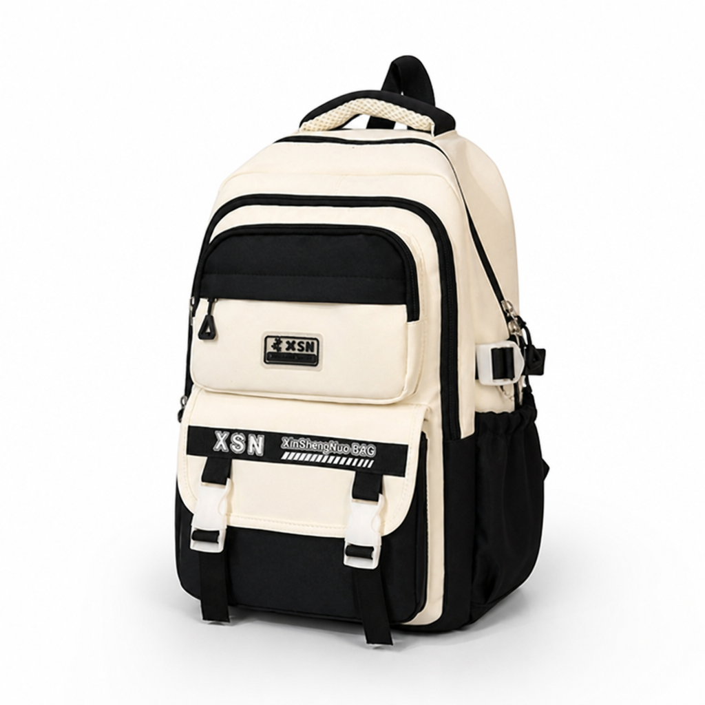 Multi-Compartment Lightweight & Durable Backpack (Padded Straps)