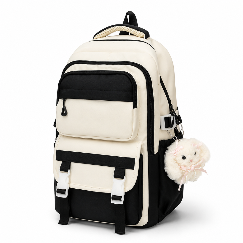 Multi-Compartment Lightweight & Durable Backpack (Padded Straps)