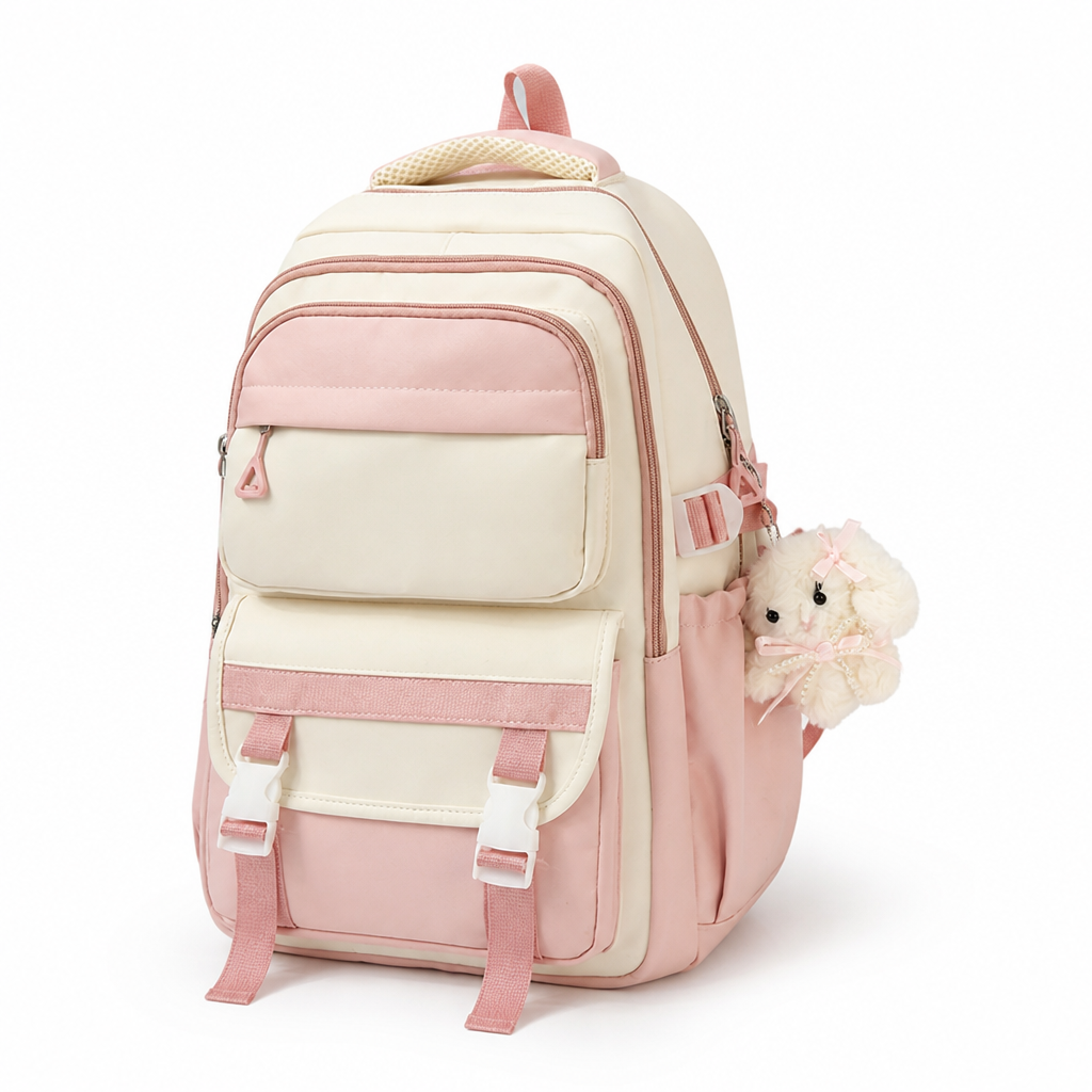 Multi-Compartment Lightweight & Durable Backpack (Padded Straps)