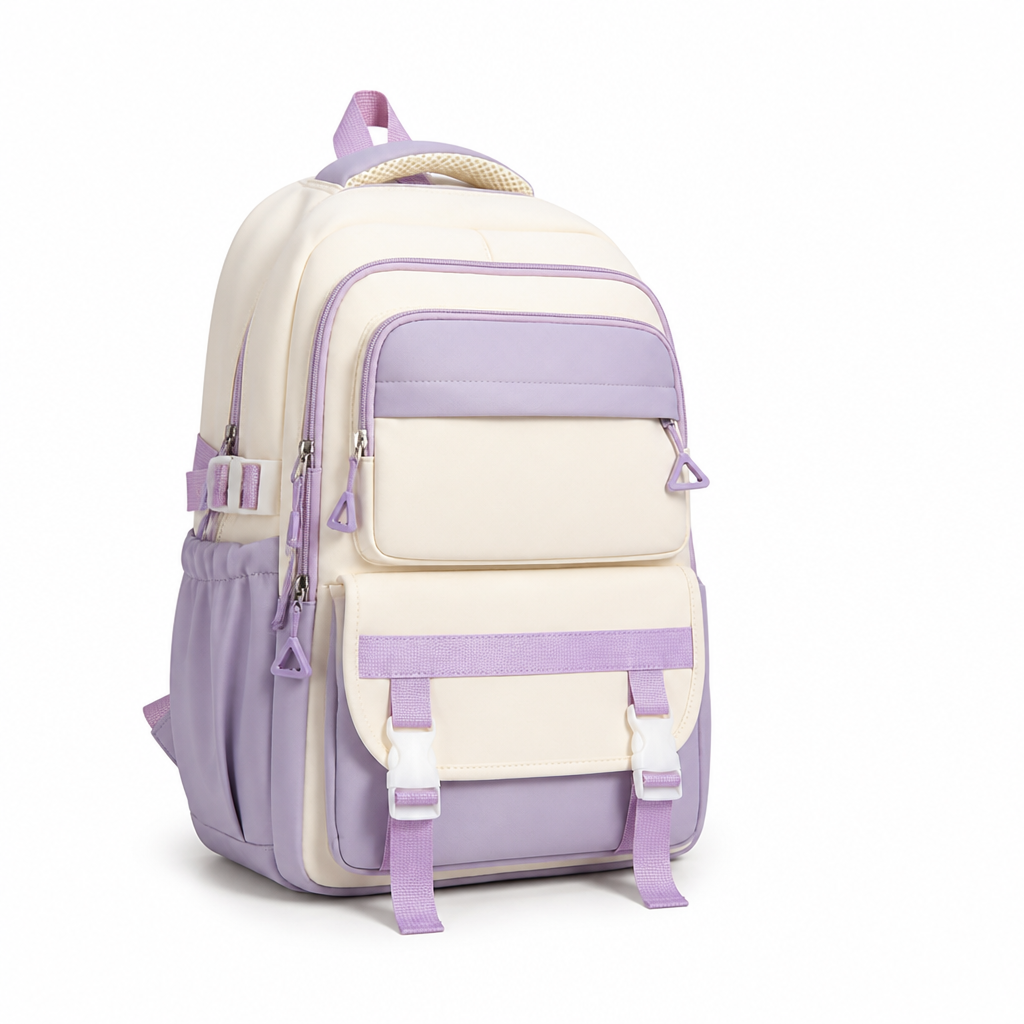 Multi-Compartment Lightweight & Durable Backpack (Padded Straps)
