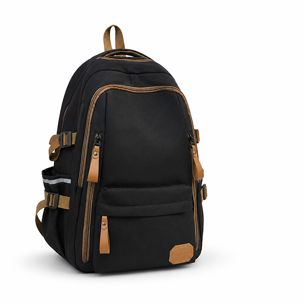 Multi-Compartment Padded Laptop School Backpack