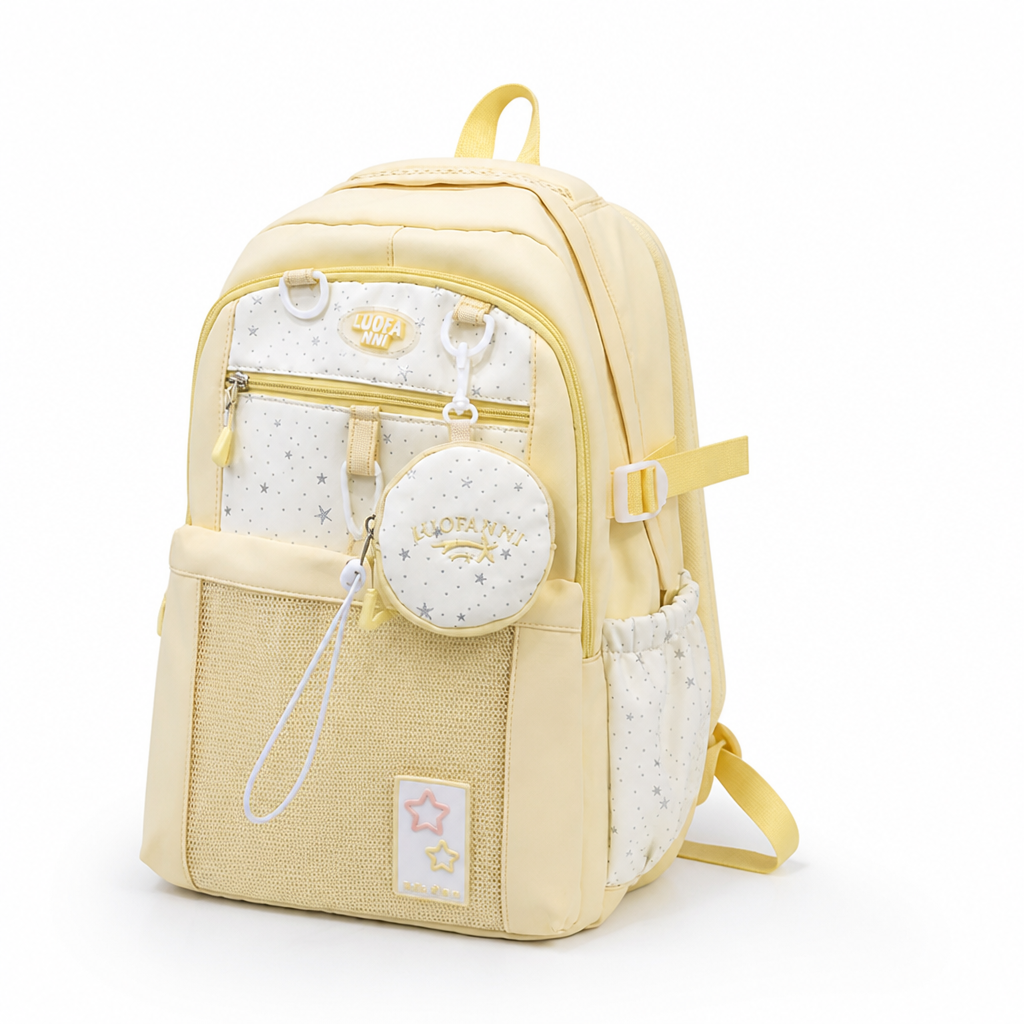 Multi-Compartment Padded Straps & Breathable Back School Backpack