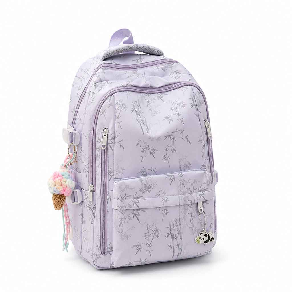 Multi-Compartment Water-Resistant Backpack (Laptop Pocket)