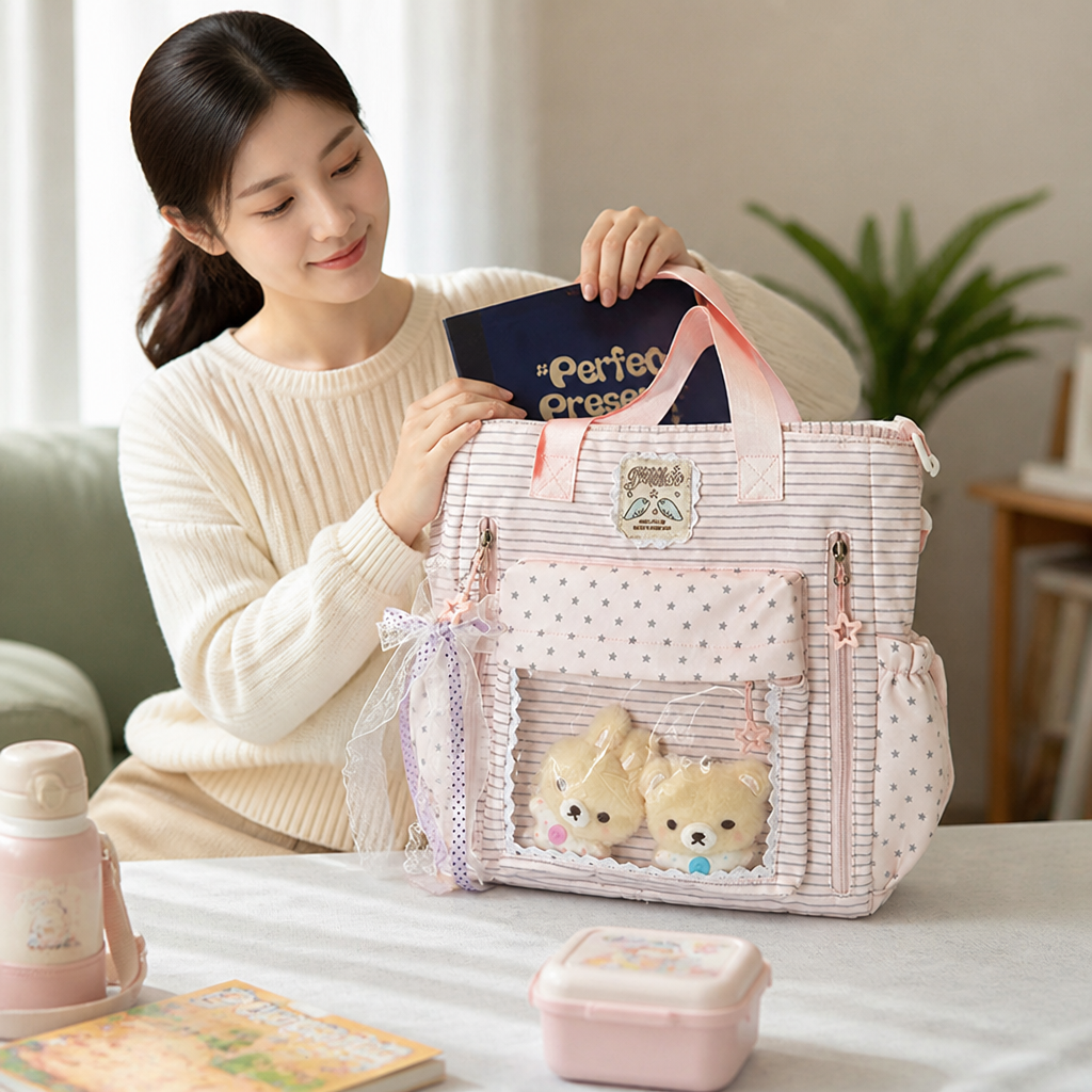 Multi-Pocket Easy-Clean Kids Backpack