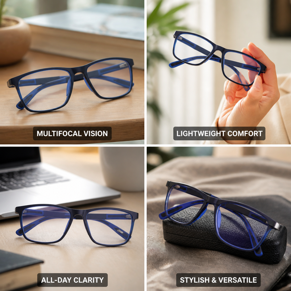 Multifocal Lightweight Reading Glasses