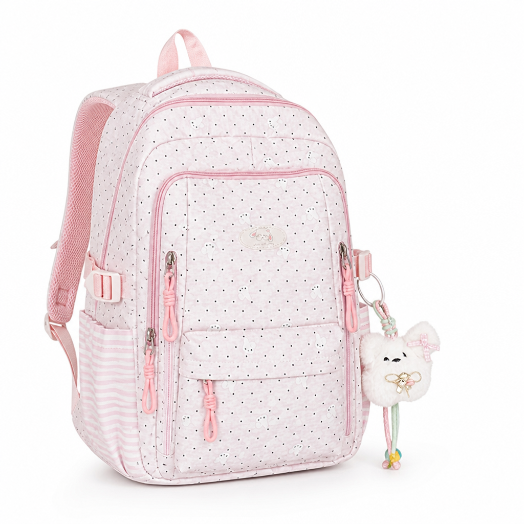 Multiple Compartments & Padded Straps Kids Backpack
