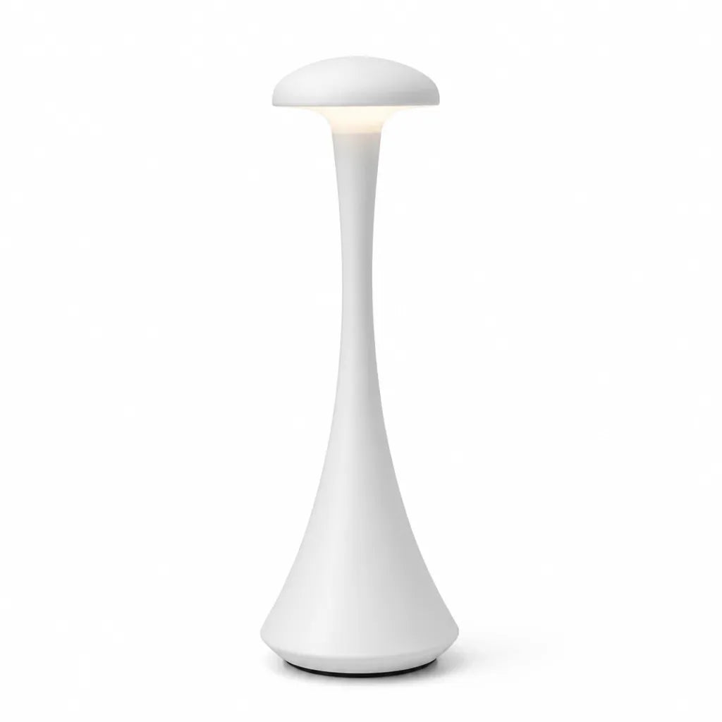 Mushroom Table Lamp Rechargeable Stepless Dimming & Color-Changing