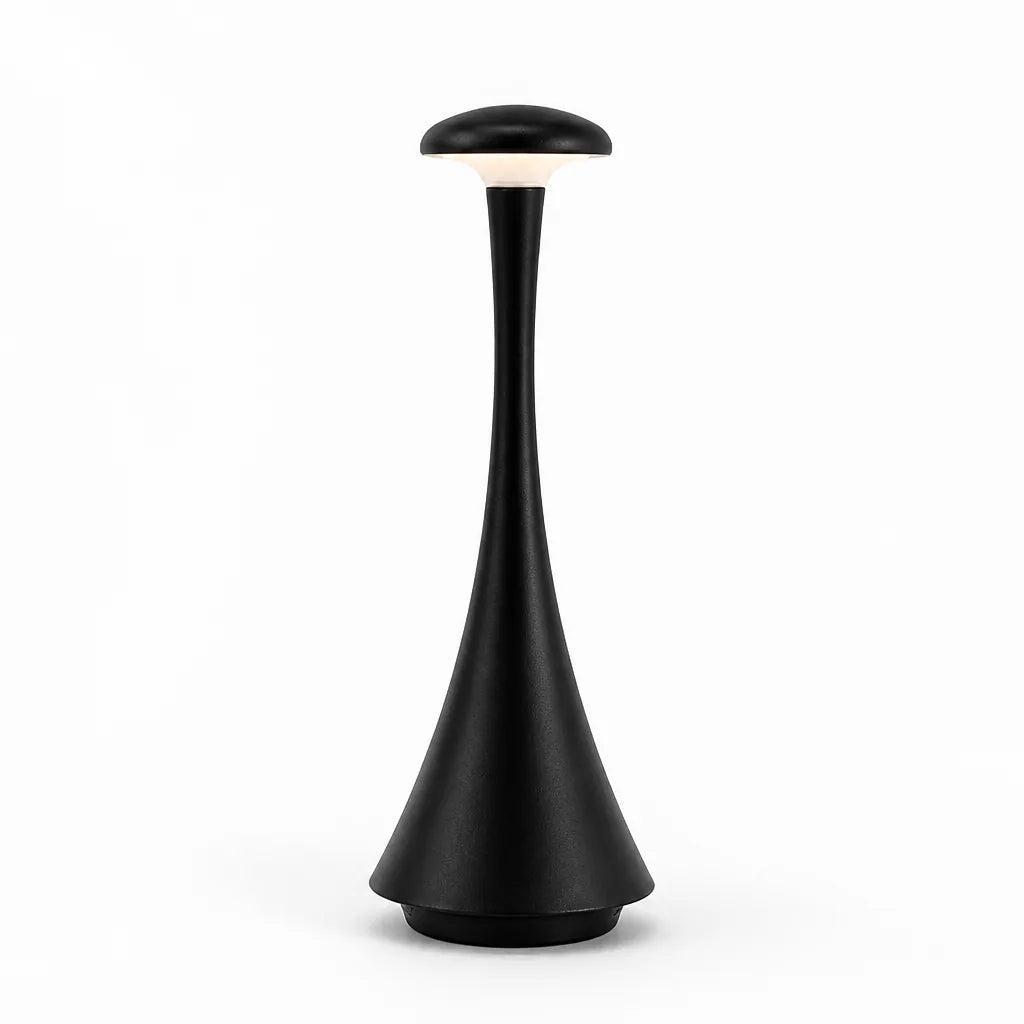 Mushroom Table Lamp Rechargeable Stepless Dimming & Color-Changing
