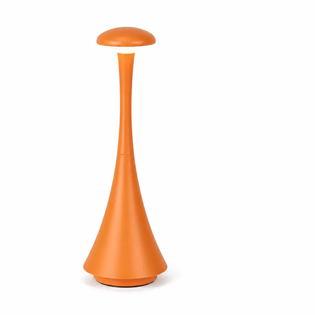 Mushroom Table Lamp Rechargeable Stepless Dimming & Color-Changing