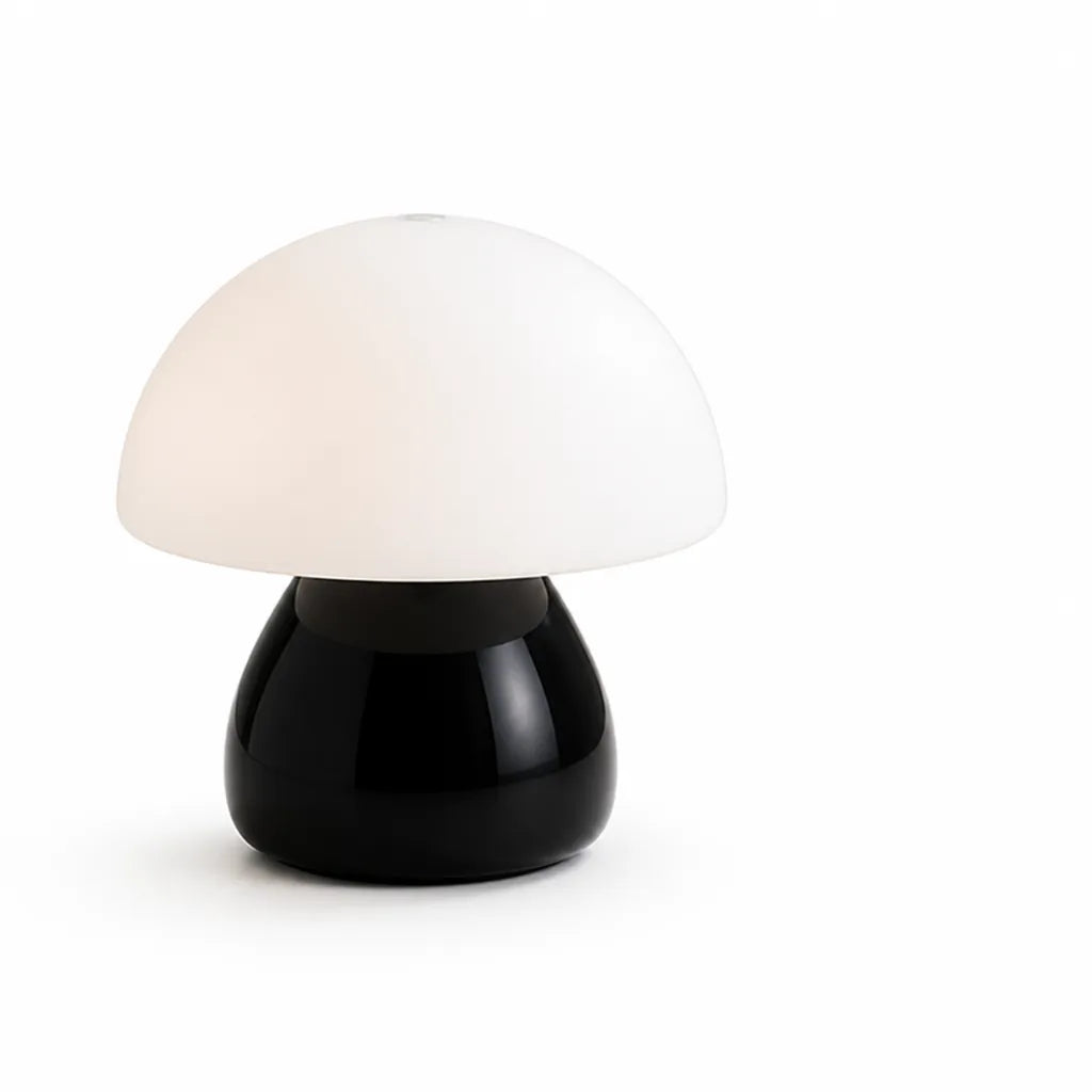 Mushroom Table Lamp Touch Dimming USB-C Rechargeable