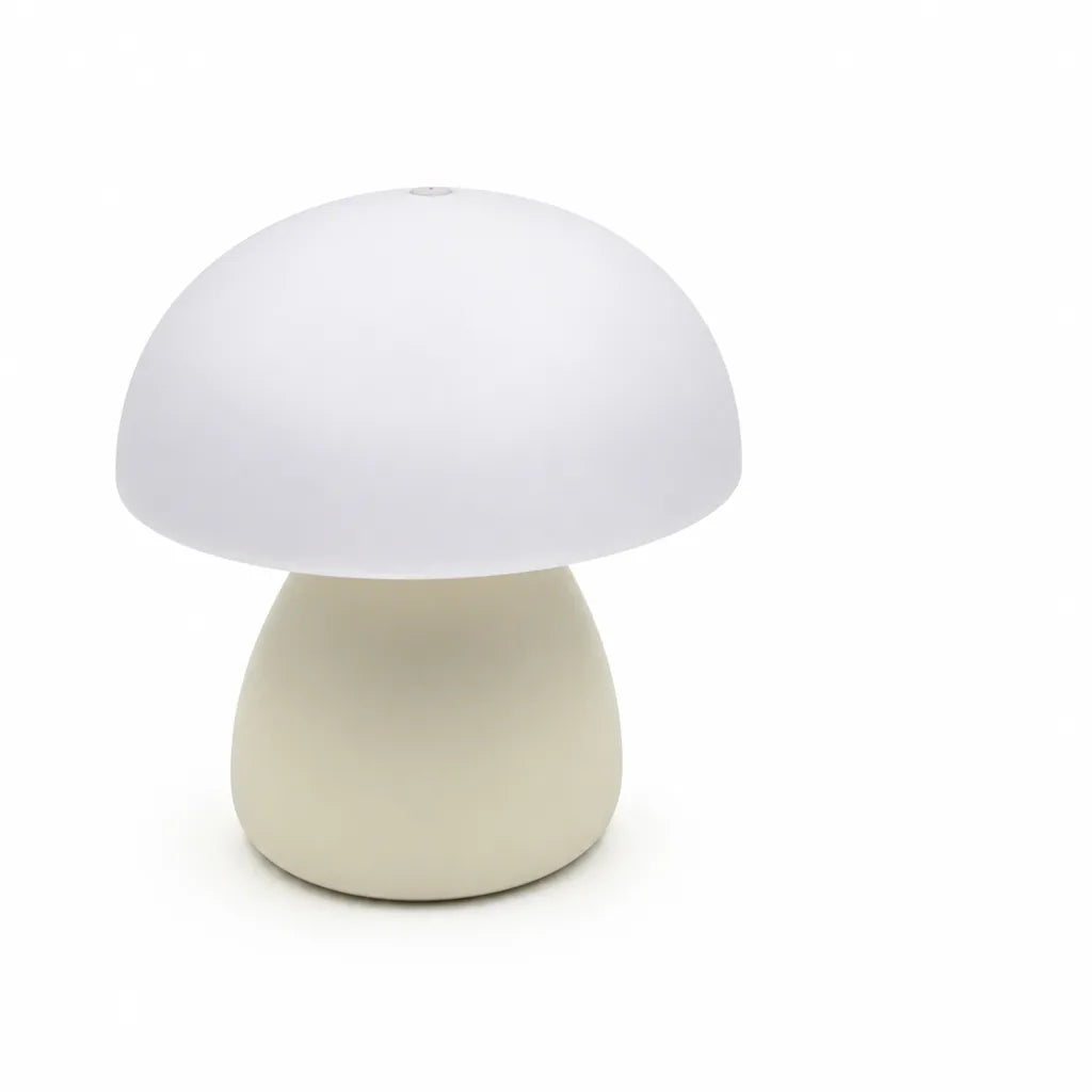 Mushroom Table Lamp Touch Dimming USB-C Rechargeable