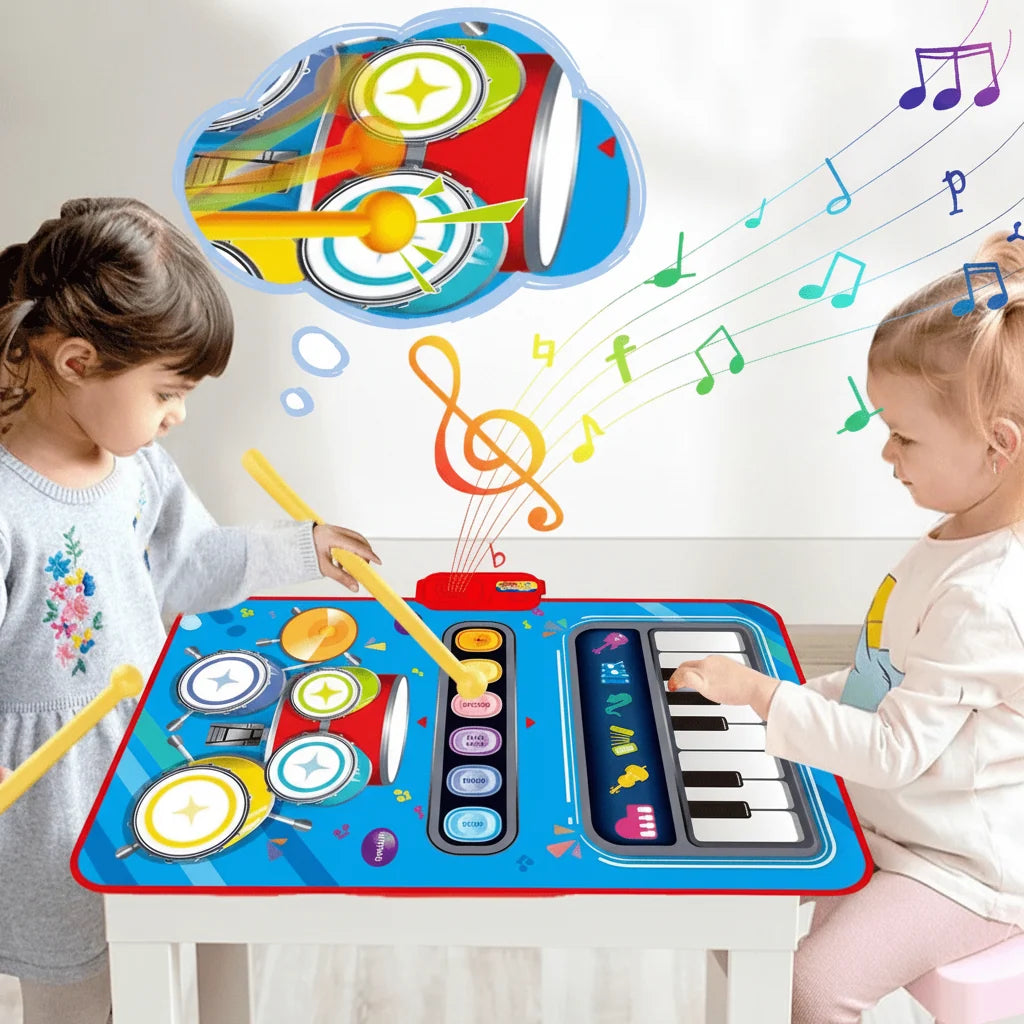 Musical Mat 5 Built-In Instruments Adjustable Volume Non-Slip