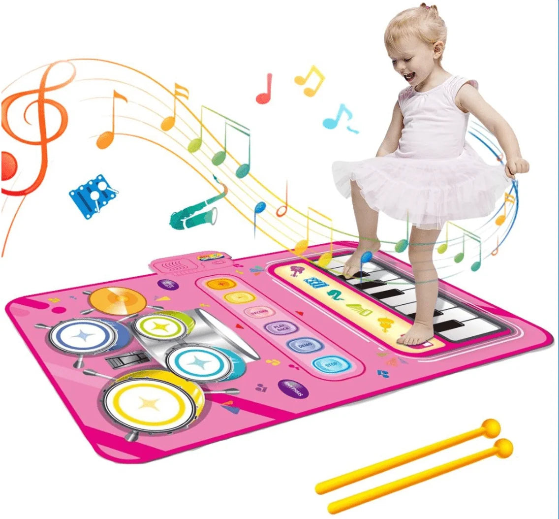 Musical Mat 5 Built-In Instruments Adjustable Volume Non-Slip