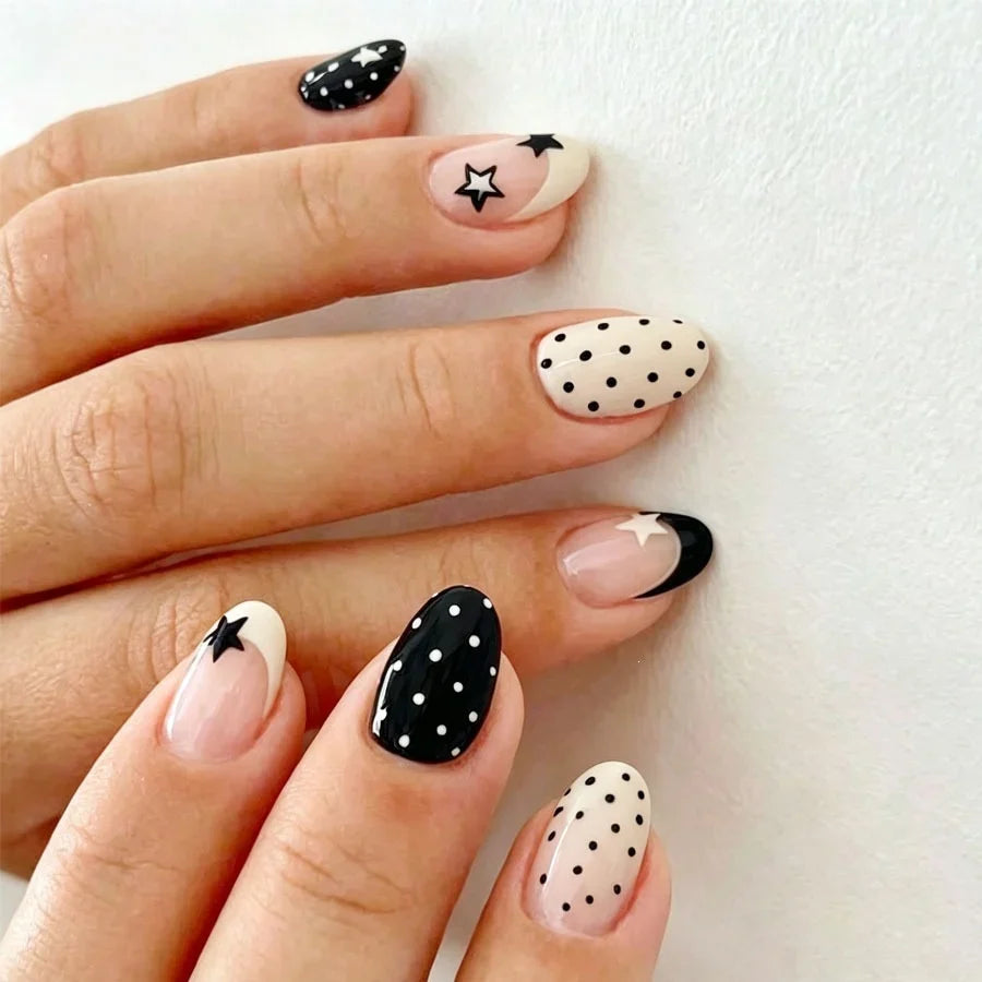 Nail Art Stickers Peel-And-Stick Stars & Dots