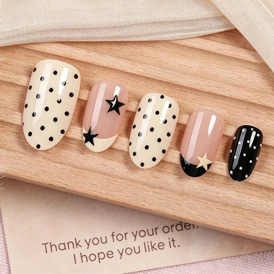 Nail Art Stickers Peel-And-Stick Stars & Dots