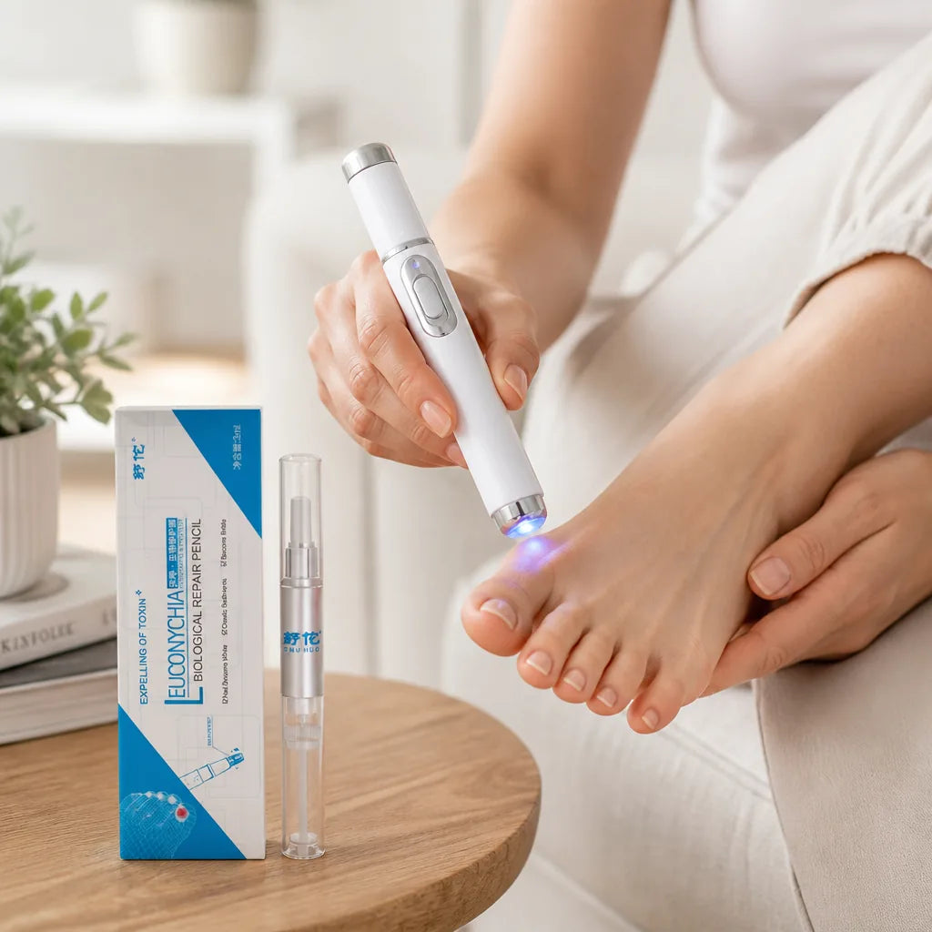 Nail Fungus Treatment Kit Laser Infrared & Blue Light