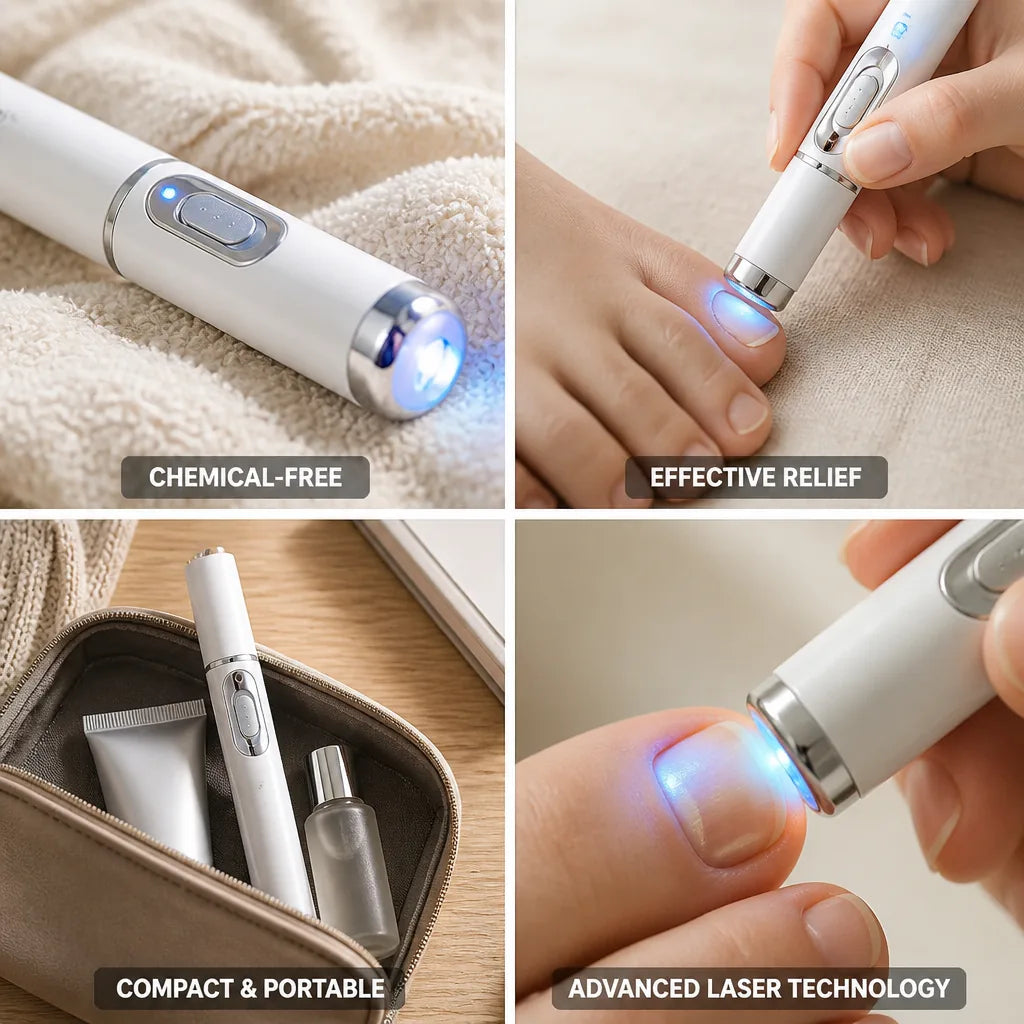 Nail Fungus Treatment Kit Laser Infrared & Blue Light
