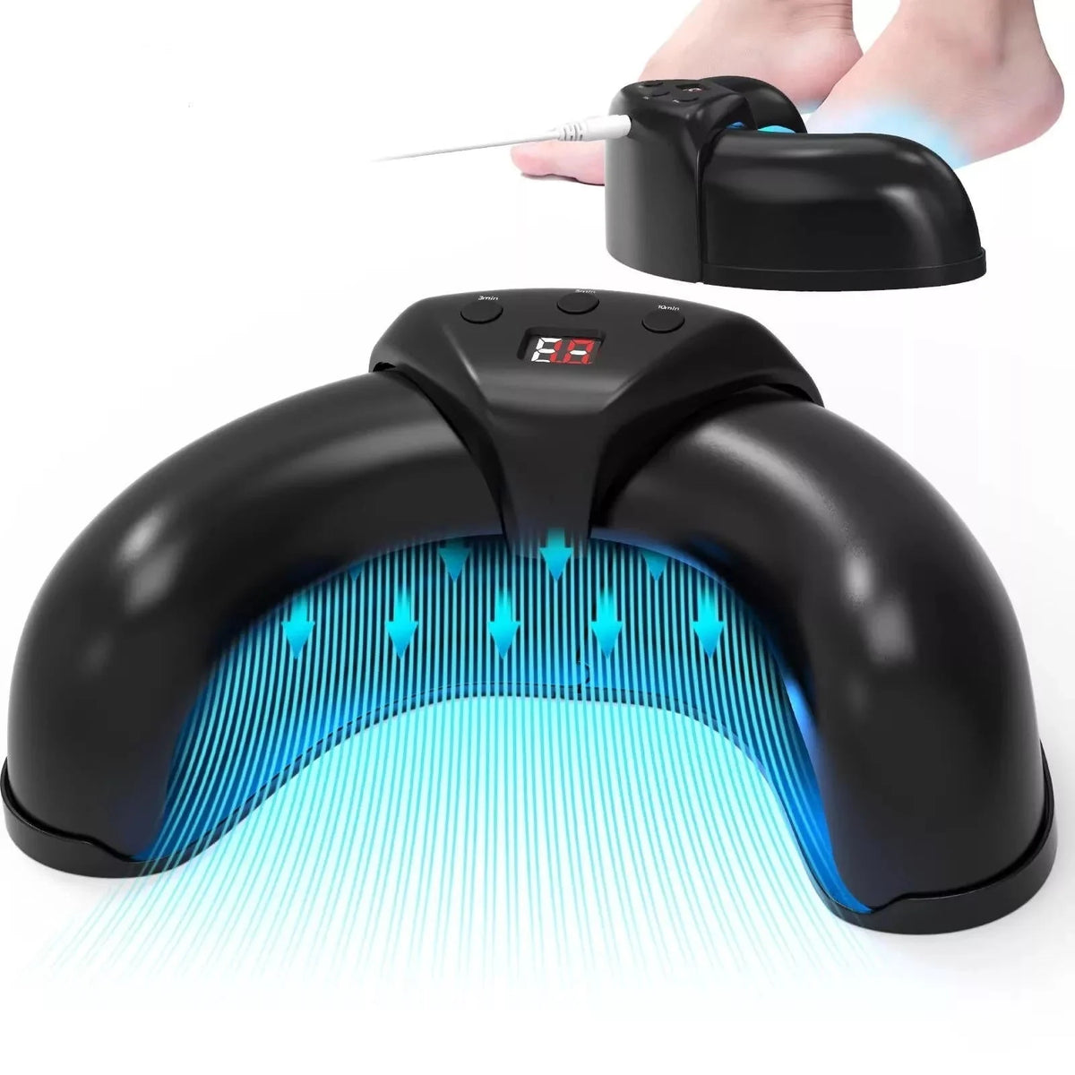 Nail Therapy Device Dual-Wavelength Light Automatic Sensor