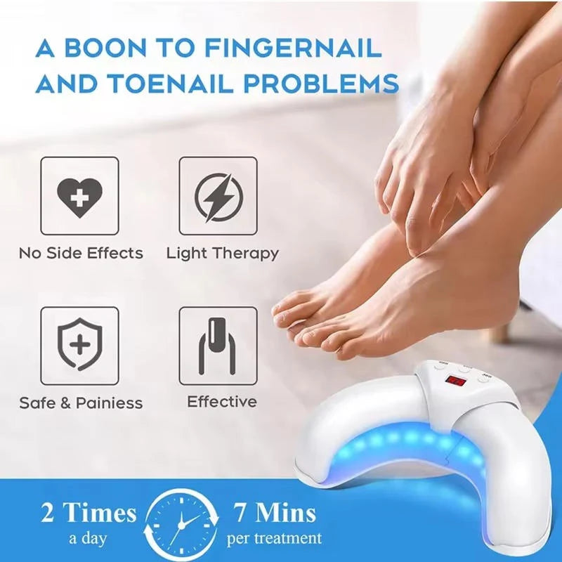 Nail Therapy Device Dual-Wavelength Light Automatic Sensor