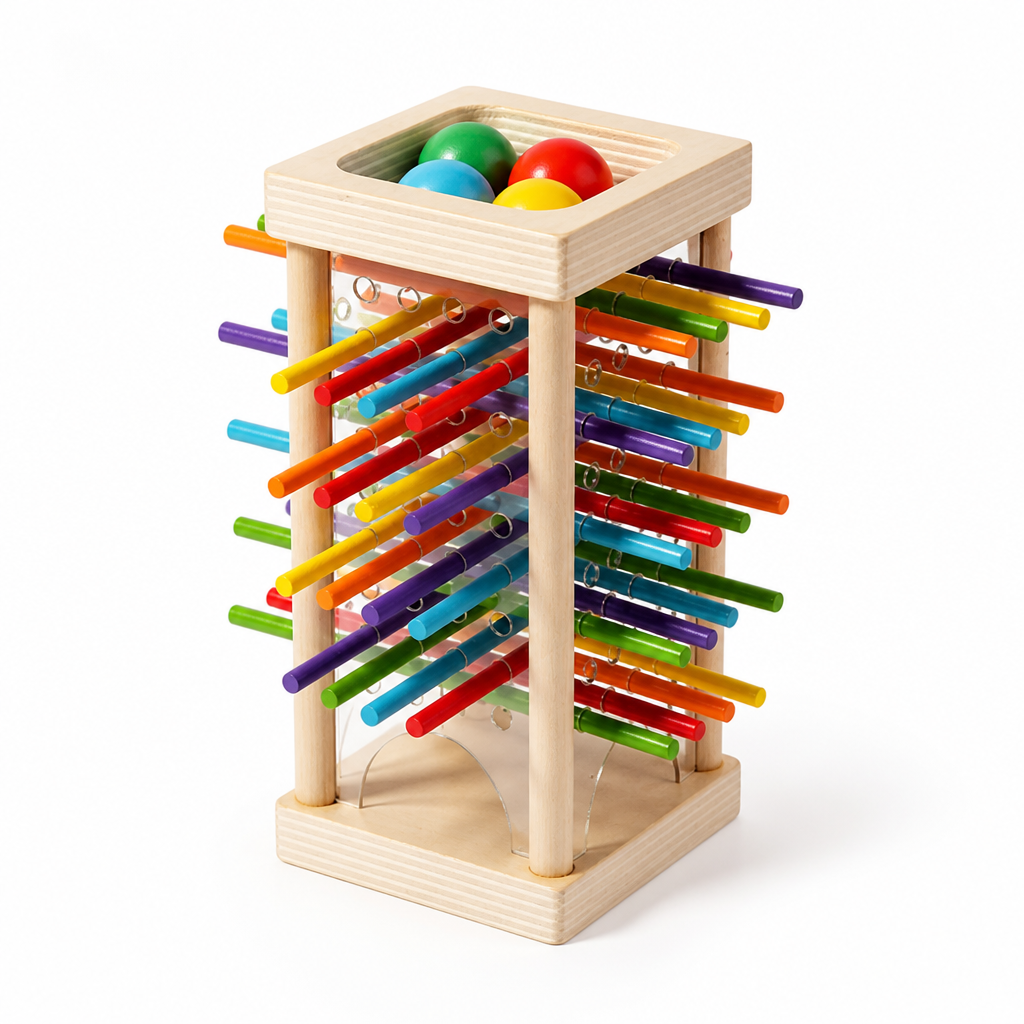Natural Wood Pick-Up Sticks Game (Set of 36)