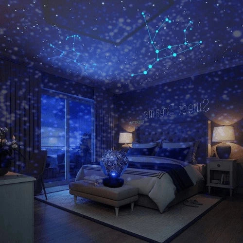 Nebula Star Projector Adjustable Brightness Multi-Color USB & Battery