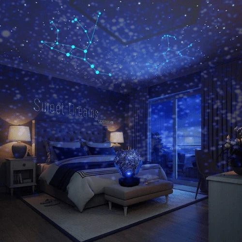 Nebula Star Projector Adjustable Brightness Multi-Color USB & Battery