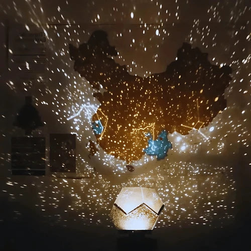 Nebula Star Projector Adjustable Brightness Multi-Color USB & Battery