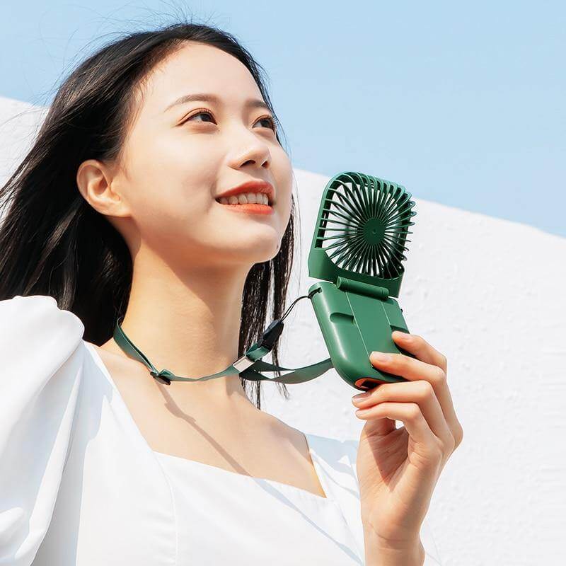 Neck Fan Hands-Free Wearable 3000mAh Power Bank