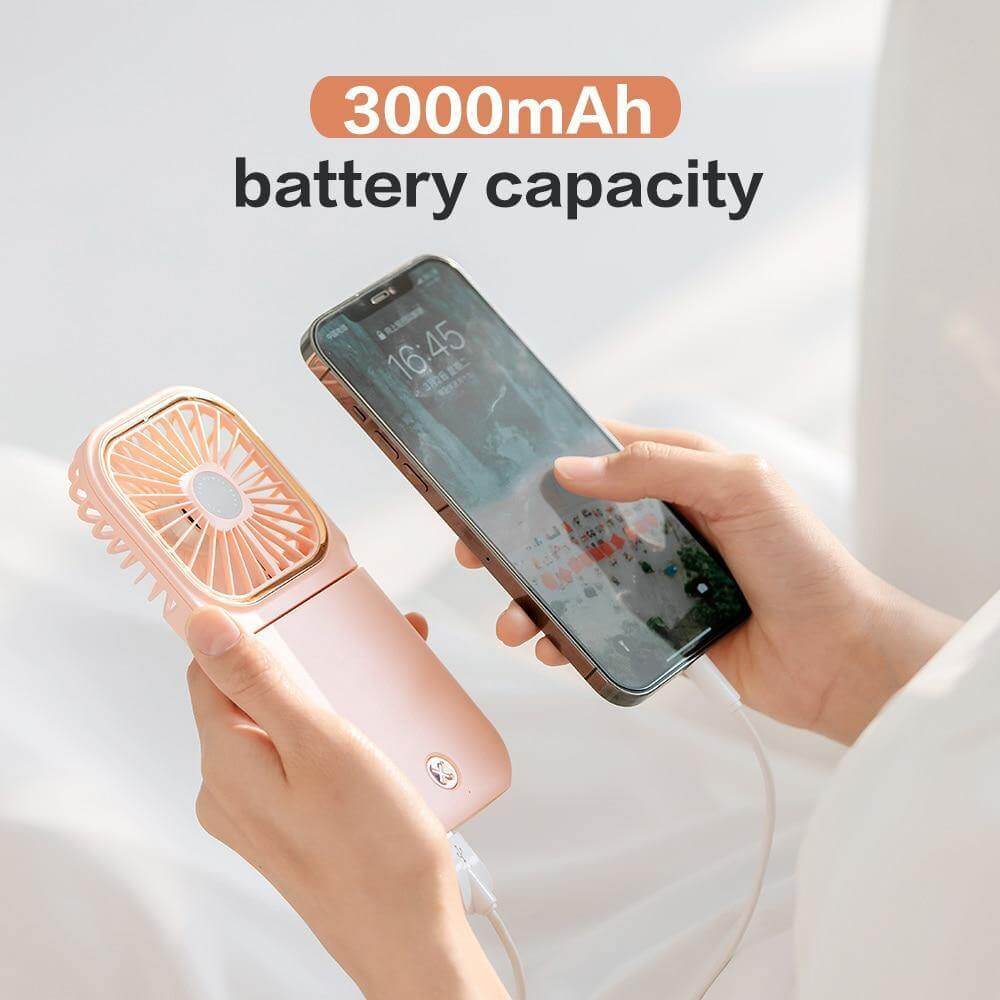 Neck Fan Hands-Free Wearable 3000mAh Power Bank