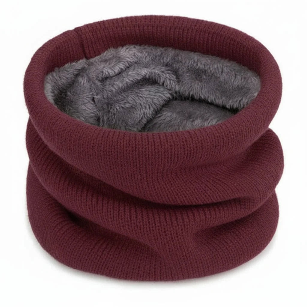 Neck Gaiter Thermal Knit Windproof Stretch Fit