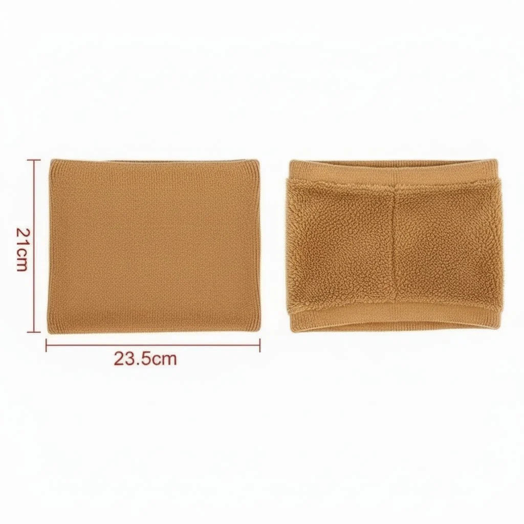 Neck Gaiter Thermal Knit Windproof Stretch Fit