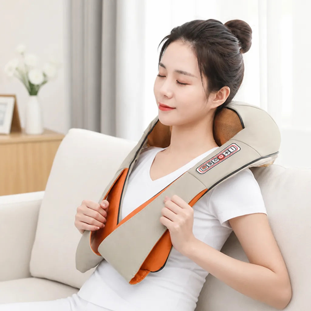 Neck Massager Infrared Heat & 8 Carbon Fiber Nodes