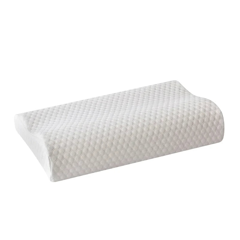 Neck Pillow Ergonomic Support Memory Foam Bamboo Fiber Cover