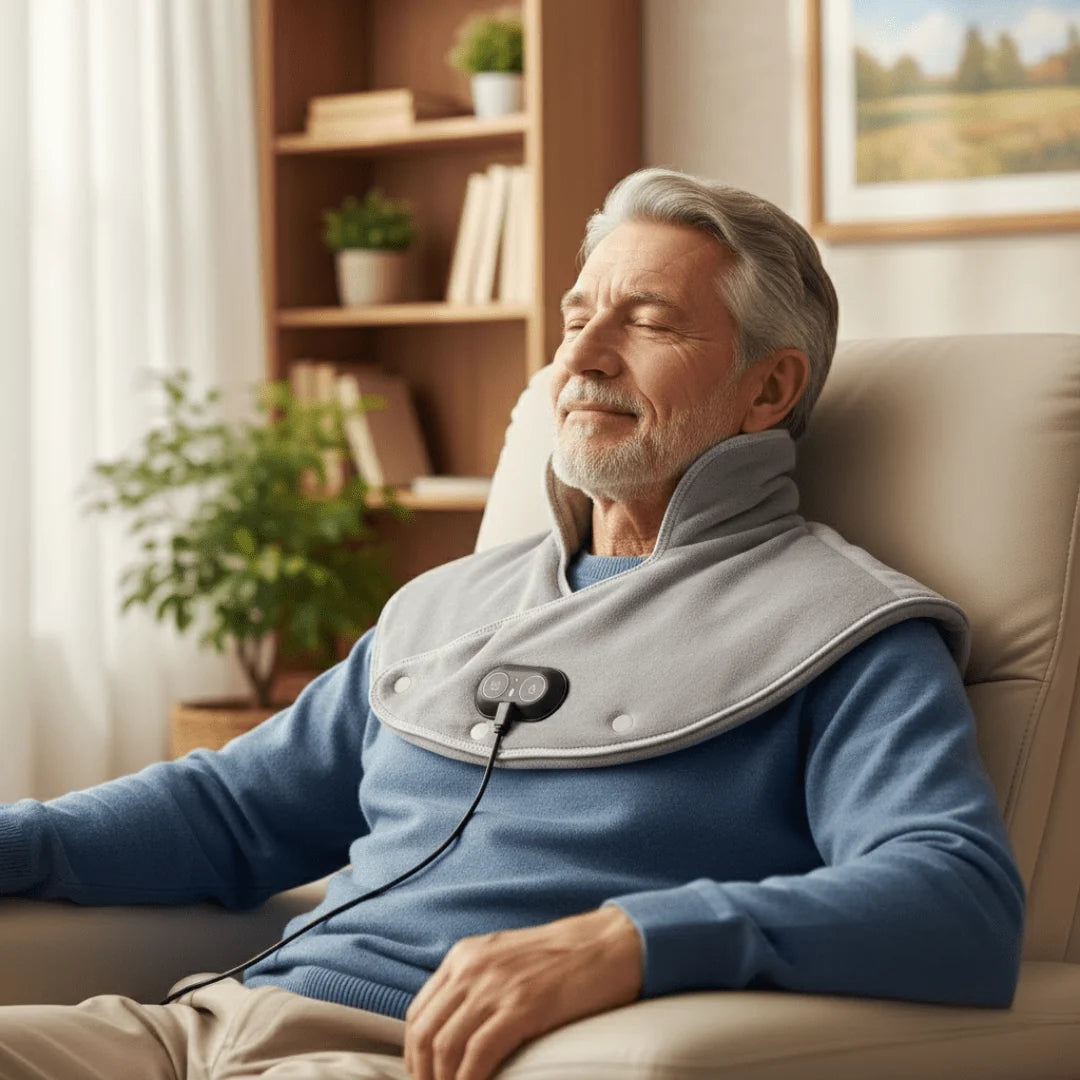 Neck & Shoulder Heating Wrap USB-Powered Three Heat Settings